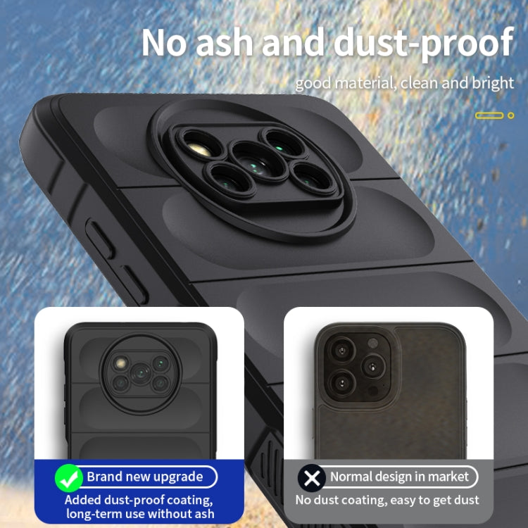 For Xiaomi Poco X3 NFC Magic Shield TPU + Flannel Phone Case(Dark Grey) - free shipping - PMC TechLife - Order now!