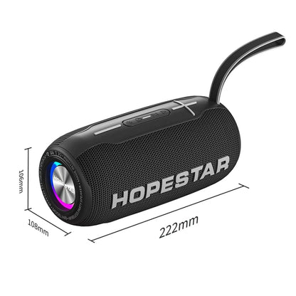 HOPESTAR H49 RGB Light TWS Waterproof Wireless Bluetooth Speaker(Grey) - Waterproof Speaker by HOPESTAR | Online Shopping South Africa | PMC Jewellery