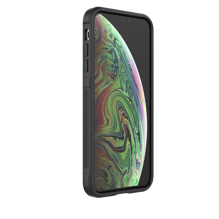 For iPhone XS Max Magic Shield TPU + Flannel Phone Case(Red) - More iPhone Cases by PMC TechLife | Online Shopping South Africa | PMC TechLife | Buy Now Pay Later Mobicred