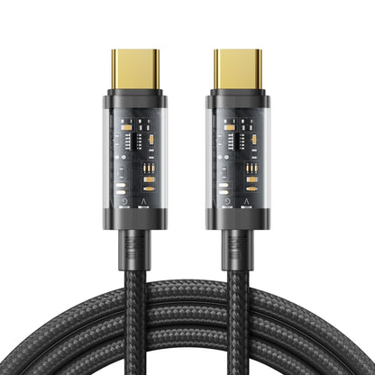 JOYROOM S-CC100A12 USB-C / Type-C to USB-C / Type-C 100W Sync Data Cable, Cable Length:1.2m(Black) - USB-C & Type-C Cable by JOYROOM | Online Shopping South Africa | PMC Jewellery