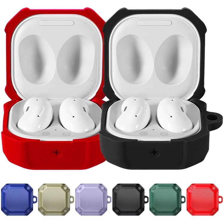For Samsung Galaxy Buds Live / Buds 2 / Buds Pro / Buds 2 Pro Shield Armor Water-resistant Wireless Earphone Protective Case(Black) - Samsung Earphone Case by PMC TechLife | Online Shopping South Africa | PMC TechLife