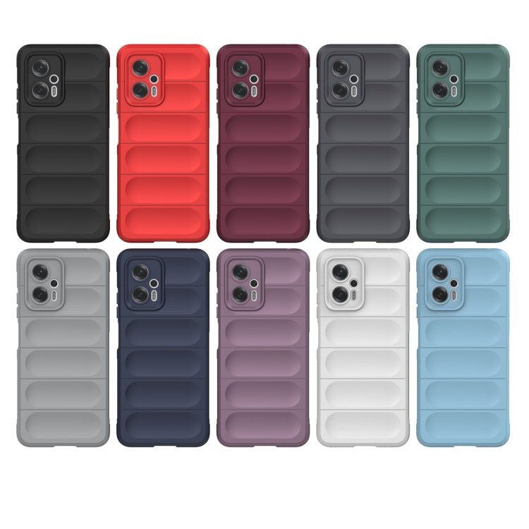 For Xiaomi Redmi Note 11T Pro Magic Shield TPU + Flannel Phone Case(Grey) - free shipping - PMC TechLife - Order now!