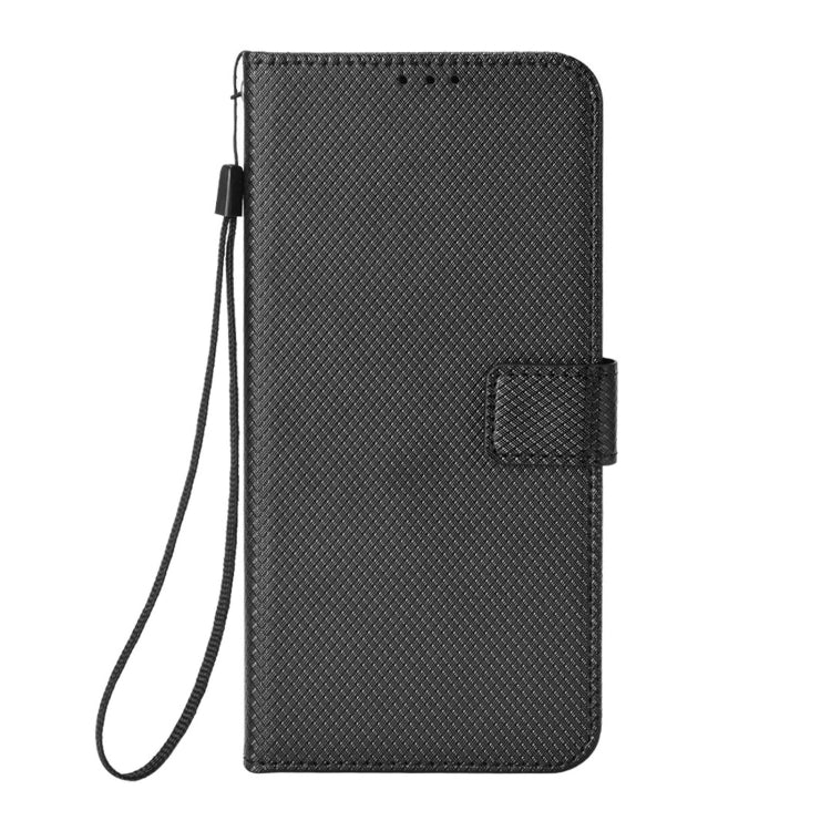 For OPPO Reno8 Pro Diamond Texture Leather Phone Case(Black) - OPPO Cases by PMC TechLife | Online Shopping South Africa | PMC TechLife | Buy Now Pay Later Mobicred