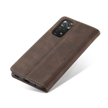 For Xiaomi Redmi Note 11 4G/Note 11S Global CaseMe 013 Multifunctional Horizontal Flip Leather Phone Case(Coffee) - Xiaomi Cases by CaseMe | Online Shopping South Africa | PMC Jewellery | Buy Now Pay Later Mobicred