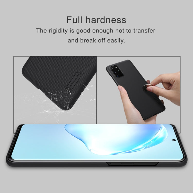 For Galaxy S20+ / Galaxy S20+ 5G NILLKIN Frosted Concave-convex Texture PC Case(Black) - Galaxy Phone Cases by NILLKIN | Online Shopping South Africa | PMC Jewellery