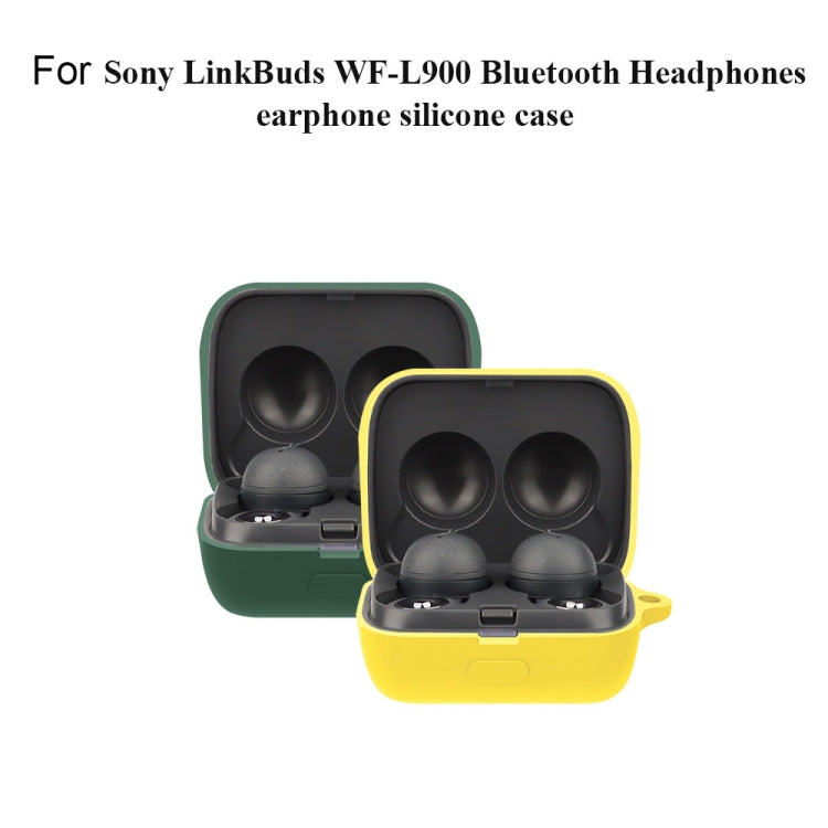 Bluetooth Earphone Silicone Protective Case For Sony LinkBuds WF-L900-2(Yellow) - Sony Earphone Case by PMC TechLife | Online Shopping South Africa | PMC TechLife