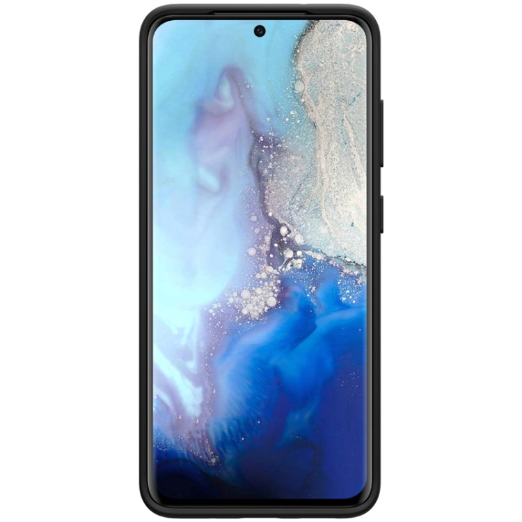 For Galaxy S20 / Galaxy S20 5G NILLKIN Feeling Series Liquid Silicone Anti-fall Mobile Phone Protective Case(Black) - Galaxy Phone Cases by NILLKIN | Online Shopping South Africa | PMC Jewellery