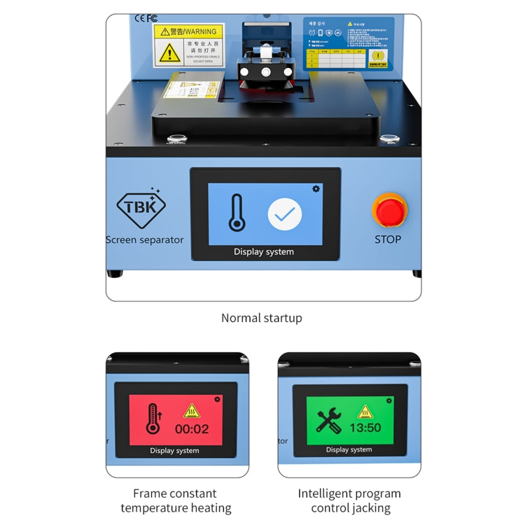 TBK 288  Built-in Pump Vacuum Automatic Intelligent Control Screen Removal Tool, EU Plug - Separation Equipment by TBK | Online Shopping South Africa | PMC Jewellery | Buy Now Pay Later Mobicred