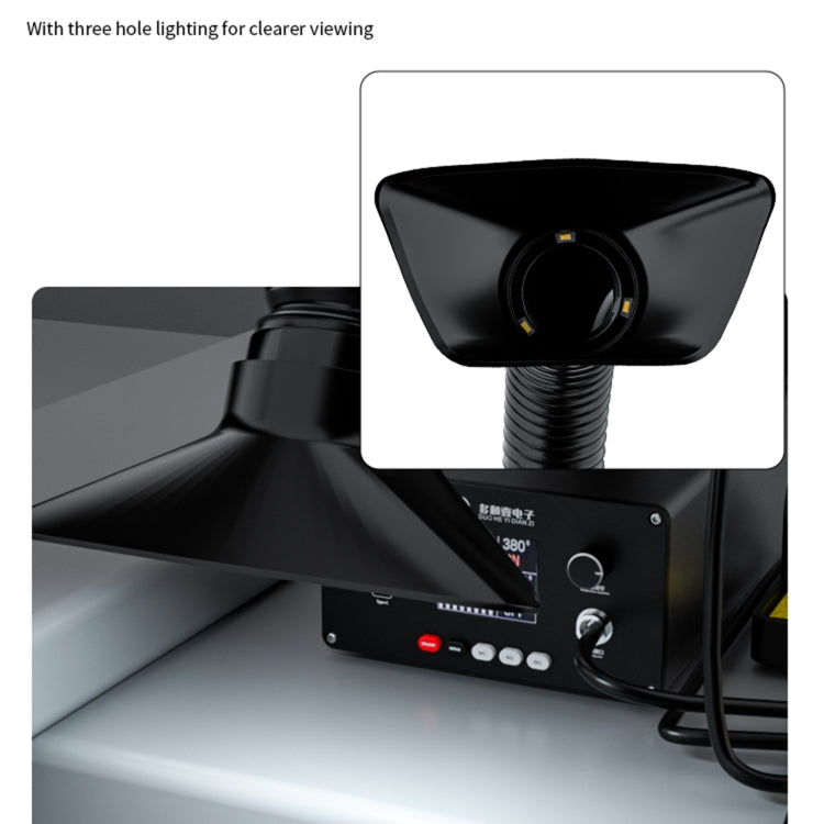 TBK D-201 2 in 1 Intelligent Constant Temperature Soldering Iron With Solder Smoking Absorber Tool, UK Plug - free shipping - PMC TechLife - Order now!