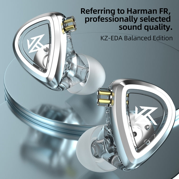 KZ-EDA Balanced Dual Magnetic Dynamic In-Ear Earphone,Length: 1.2m(Without Microphone) - In Ear Wired Earphone by KZ | Online Shopping South Africa | PMC TechLife | Buy Now Pay Later Mobicred