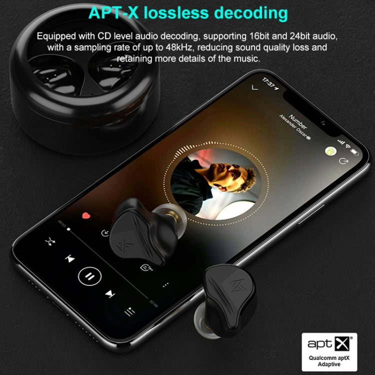 KZ-VXS Ten-Unit Coil Iron Stereo In-Ear Sports Bluetooth Earphones(Obsidian Black) - Bluetooth Earphone by KZ | Online Shopping South Africa | PMC Jewellery | Buy Now Pay Later Mobicred