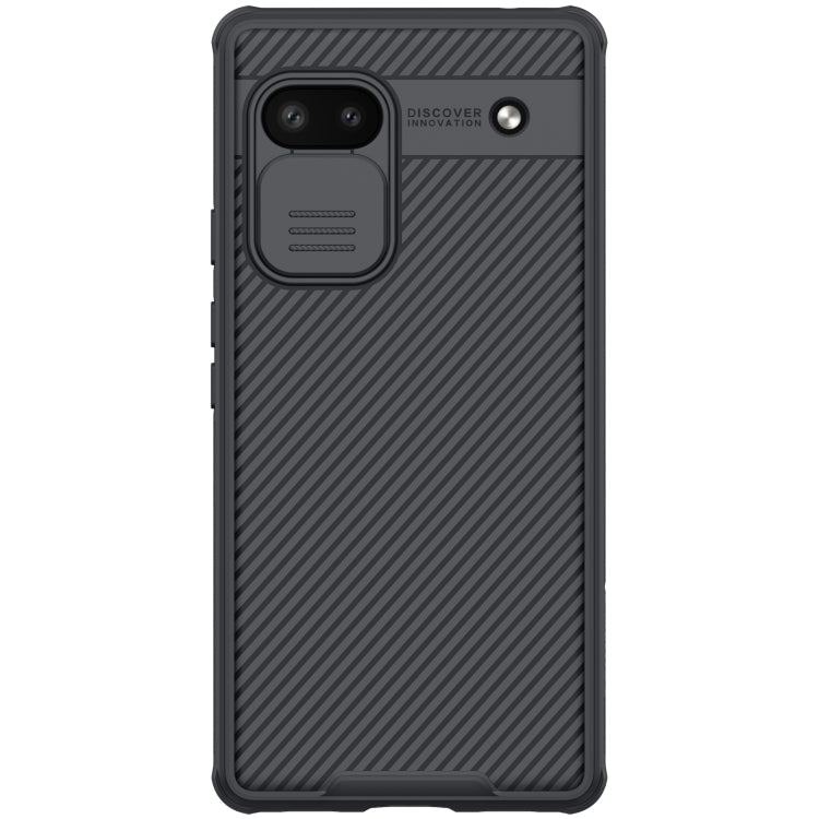 For Google Pixel 6a NILLKIN CamShield Pro Series PC Full Coverage Phone Case(Black) - Google Cases by NILLKIN | Online Shopping South Africa | PMC Jewellery