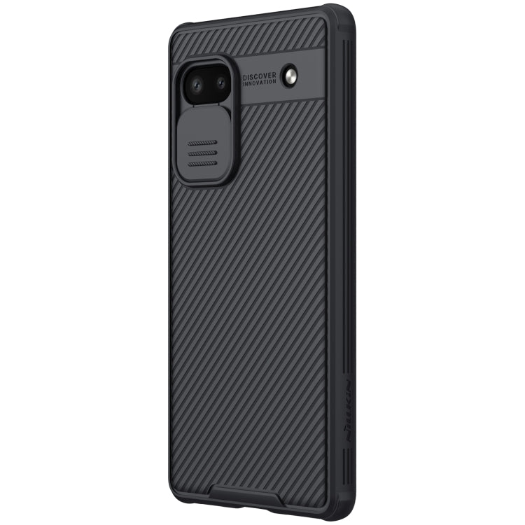 For Google Pixel 6a NILLKIN CamShield Pro Series PC Full Coverage Phone Case(Black) - Google Cases by NILLKIN | Online Shopping South Africa | PMC Jewellery