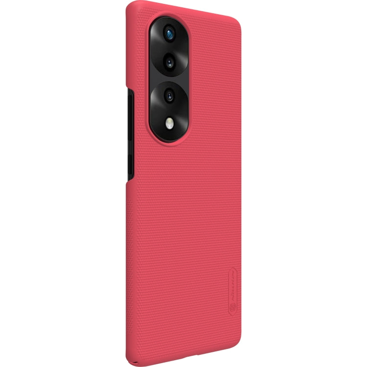For Honor 70 Pro/70 Pro+ NILLKIN Frosted PC Phone Case(Red) - Honor Cases by NILLKIN | Online Shopping South Africa | PMC Jewellery