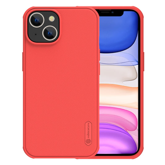 For iPhone 14 Plus NILLKIN Frosted Shield Pro PC + TPU Phone Case (Red) - iPhone 14 Plus Cases by NILLKIN | Online Shopping South Africa | PMC Jewellery