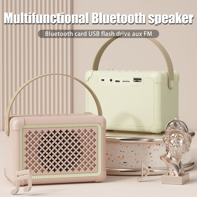 N10 ABS Portable Mini Wireless Bluetooth Speaker(Beige) - Mini Speaker by PMC TechLife | Online Shopping South Africa | PMC TechLife