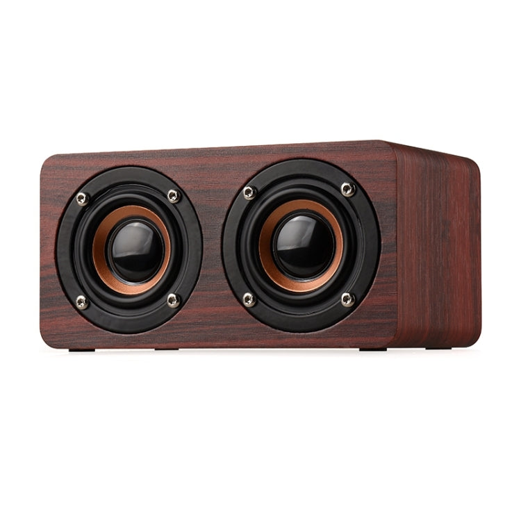 W5+ Wooden Wireless Bluetooth Speaker(Mahogany) - Desktop Speaker by PMC Jewellery | Online Shopping South Africa | PMC Jewellery