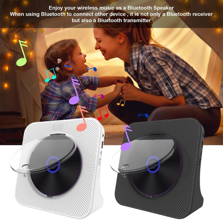 Kecag KC-806 2A Retro Bluetooth Music Disc Album CD Player, Specification:Plug-in Version(Black) - DVD & LCD Player by Kecag | Online Shopping South Africa | PMC TechLife | Buy Now Pay Later Mobicred
