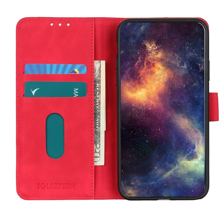 For Huawei Nova Y90/Enjoy 50 Pro KHAZNEH Retro Texture Horizontal Flip Leather Phone Case(Red) - Huawei Cases by PMC TechLife | Online Shopping South Africa | PMC TechLife | Buy Now Pay Later Mobicred
