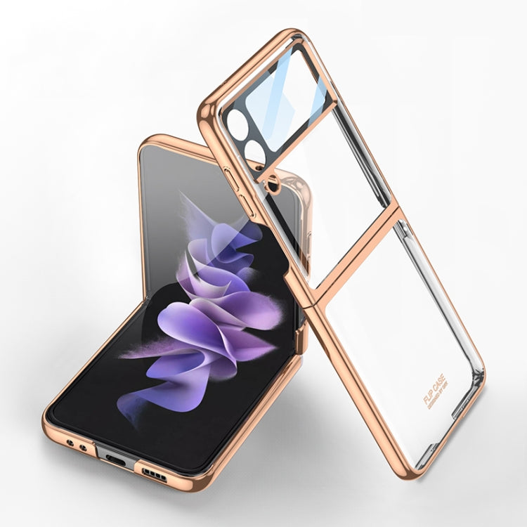 For Samsung Galaxy Z Flip4 GKK Integrated Electroplating Full Coverage Phone Case(Gold) - Galaxy Z Flip4 5G Cases by GKK | Online Shopping South Africa | PMC Jewellery