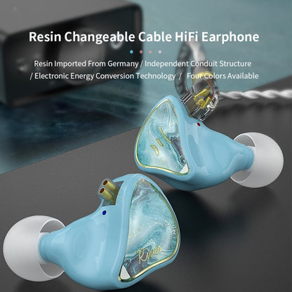 CVJ Hybrid Technology HiFi Music Wired Earphone No Mic(Rosy) - In Ear Wired Earphone by CVJ | Online Shopping South Africa | PMC Jewellery | Buy Now Pay Later Mobicred