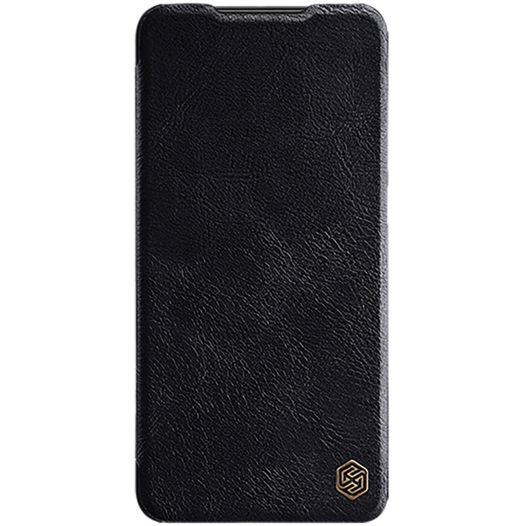 For Xiaomi Poco M4 5G NILLKIN QIN Series Crazy Horse Texture Leather Phone Case(Black) - Xiaomi Cases by NILLKIN | Online Shopping South Africa | PMC Jewellery