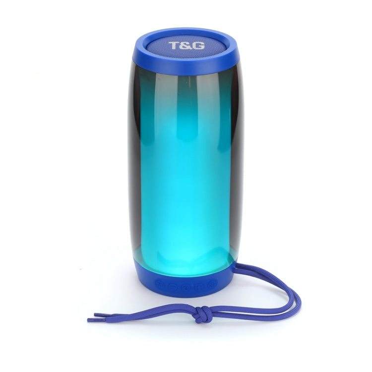 T&G TG335 1800mAh Portable Color LED Wireless Bluetooth Speaker(Blue) - Desktop Speaker by T&G | Online Shopping South Africa | PMC TechLife | Buy Now Pay Later Mobicred