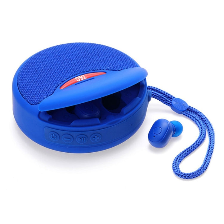 T&G TG808 2 in 1 Mini Wireless Bluetooth Speaker Wireless Headphones(Blue) - Mini Speaker by T&G | Online Shopping South Africa | PMC Jewellery