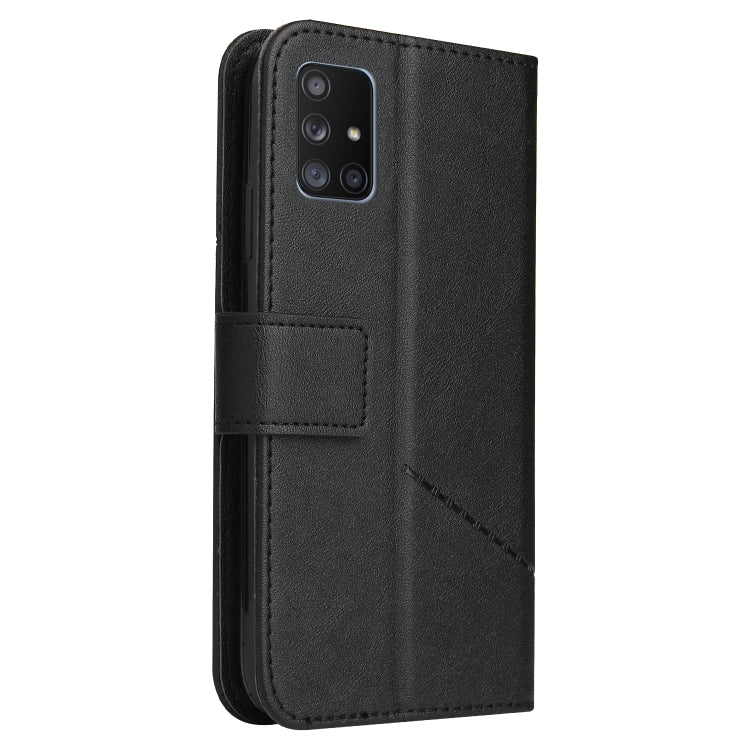 For Samsung Galaxy M31s GQUTROBE Right Angle Leather Phone Case(Black) - Galaxy Phone Cases by GQUTROBE | Online Shopping South Africa | PMC TechLife | Buy Now Pay Later Mobicred