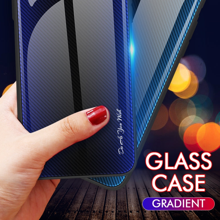 For Xiaomi Redmi Note 10 Pro Texture Gradient Glass TPU Phone Case(White) - free shipping - PMC TechLife - Order now!