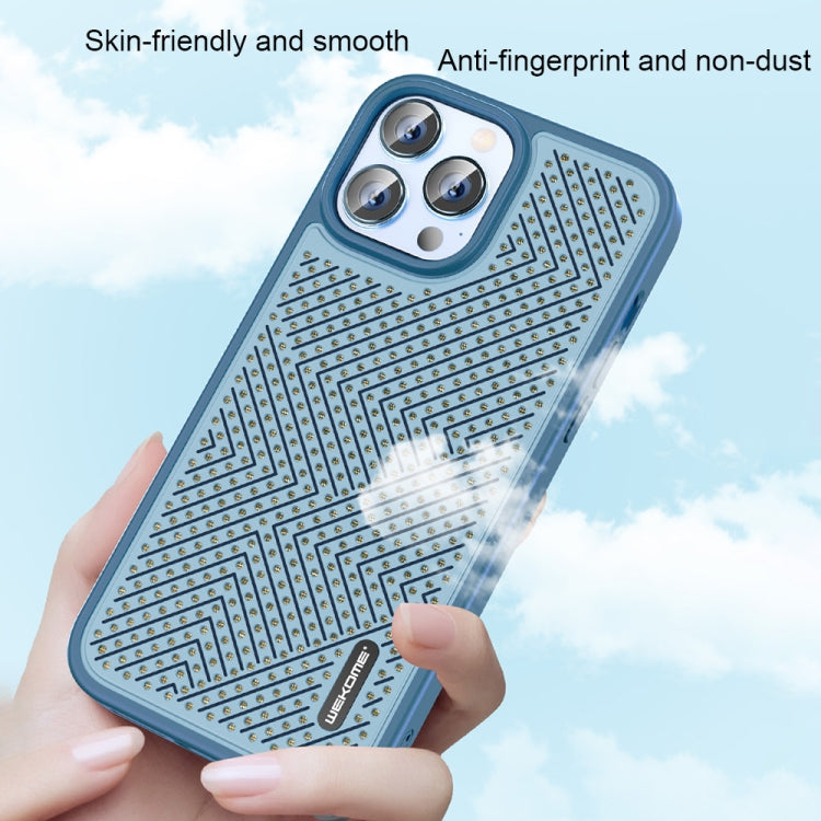 For iPhone 14 Plus WEKOME Graphene Heat Dissipation Phone Case (Blue) - iPhone 14 Plus Cases by WK | Online Shopping South Africa | PMC Jewellery