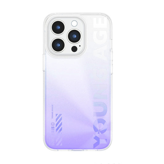 For iPhone 14 Pro WEKOME Gorillas Gradient Colored Phone Case(Purple) - iPhone 14 Pro Cases by WK | Online Shopping South Africa | PMC Jewellery