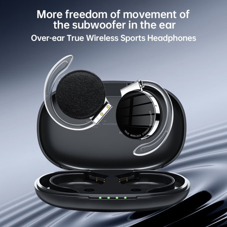 T&G F2 Ear Mount Waterproof Wireless Bluetooth Noise Reduction Earphone, Waterproof Level: IPX5(White) - Bluetooth Earphone by T&G | Online Shopping South Africa | PMC Jewellery