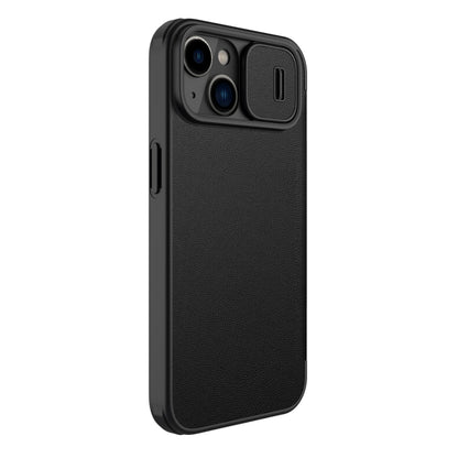 For iPhone 14 Plus  NILLKIN QIN Series Pro Leather Phone Case(Black) - iPhone 14 Plus Cases by NILLKIN | Online Shopping South Africa | PMC Jewellery