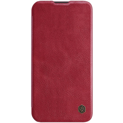 For iPhone 14 Pro NILLKIN QIN Series Pro Crazy Horse Texture Leather Case(Red) - iPhone 14 Pro Cases by NILLKIN | Online Shopping South Africa | PMC Jewellery