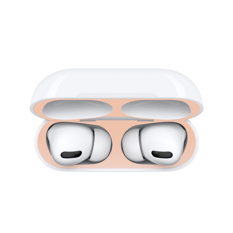 For Apple AirPods Pro 2 Wireless Earphone Protective Case Metal Sticker(Purple) - Protective Sticker by PMC TechLife | Online Shopping South Africa | PMC TechLife