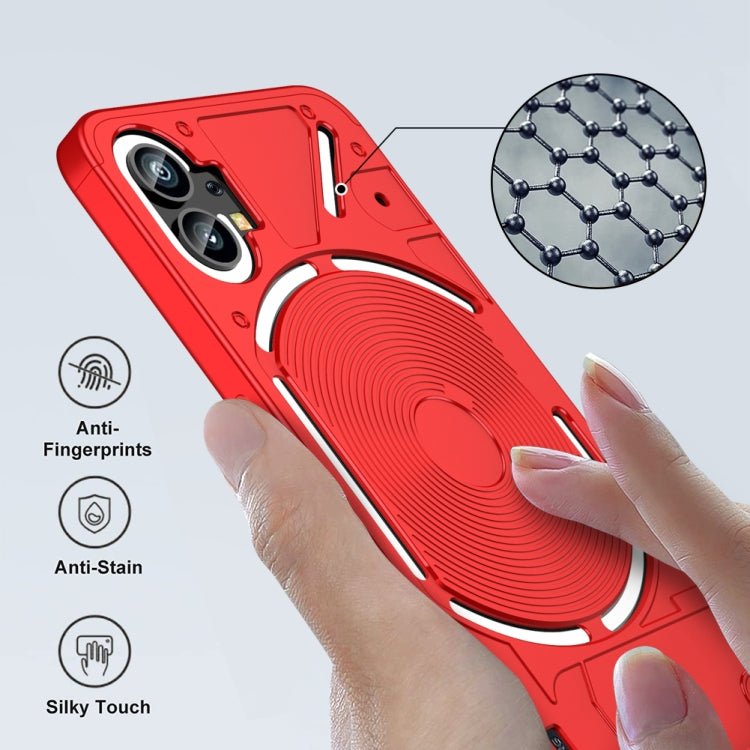 For Nothing Phone 1 GKK Three Stage Splicing Full Coverage PC Phone Case(Red) - More Brand by GKK | Online Shopping South Africa | PMC Jewellery