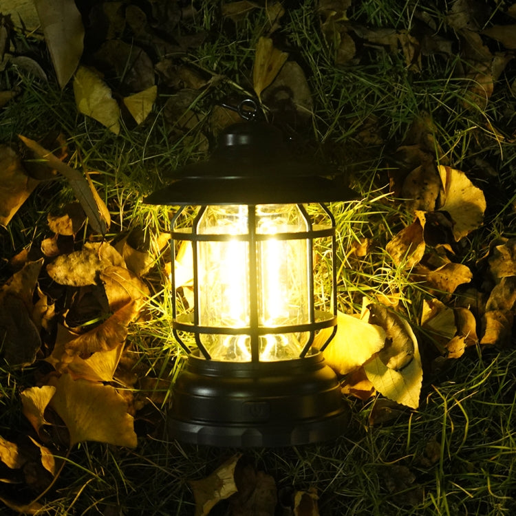 Portable Retro Hanging Lamp Lantern Camping Tent Light, Type:USB Charging(Red) - free shipping - PMC TechLife - Order now!