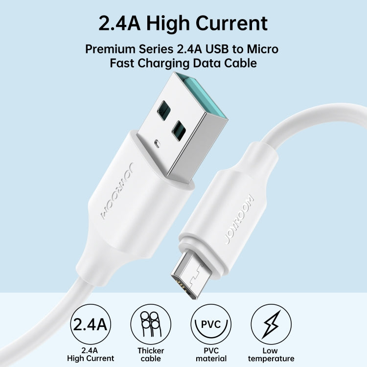 JOYROOM S-UM018A9 2.4A USB to Micro USB Fast Charging Data Cable, Length:1m(Black) - Micro USB Cable by JOYROOM | Online Shopping South Africa | PMC Jewellery