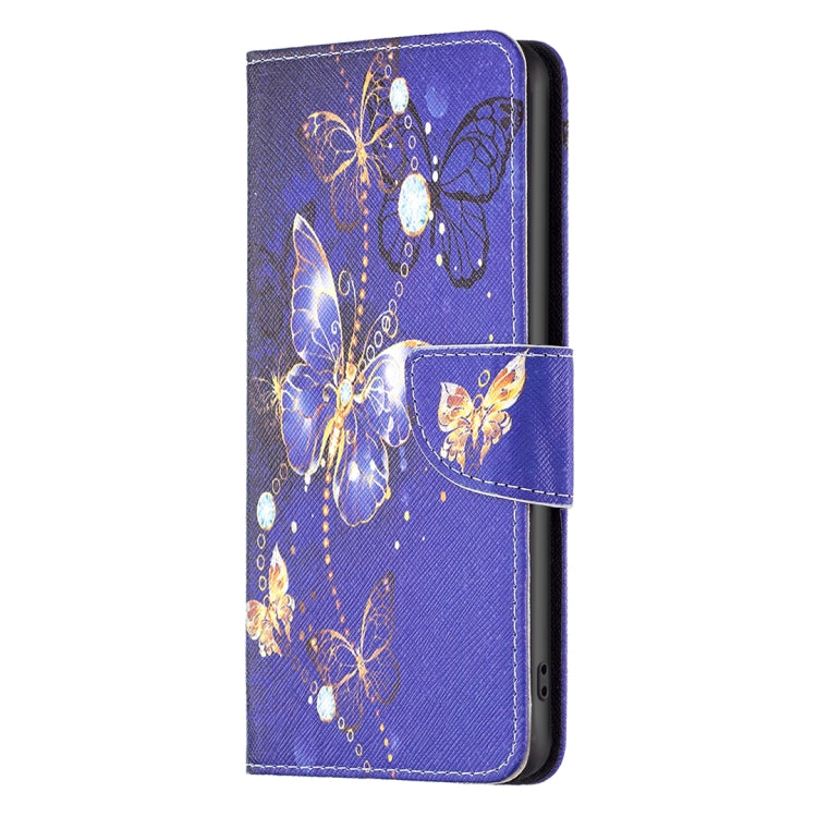 For Samsung Galaxy A14 5G Colored Drawing Pattern Leather Phone Case(Purple Butterfly) - free shipping - PMC TechLife - Order now!