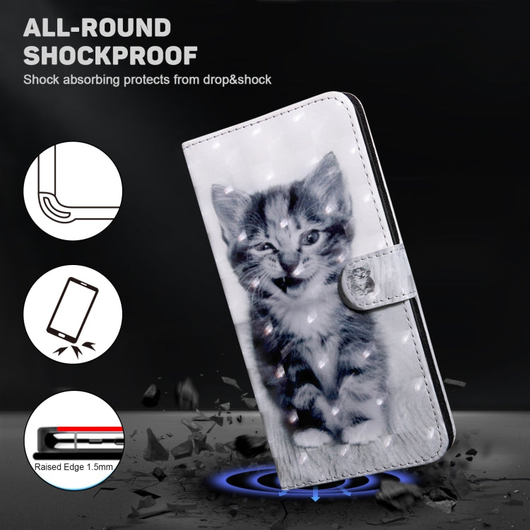 For Samsung Galaxy A14 5G 3D Painted Leather Phone Case(Smile Cat) - free shipping - PMC TechLife - Order now!