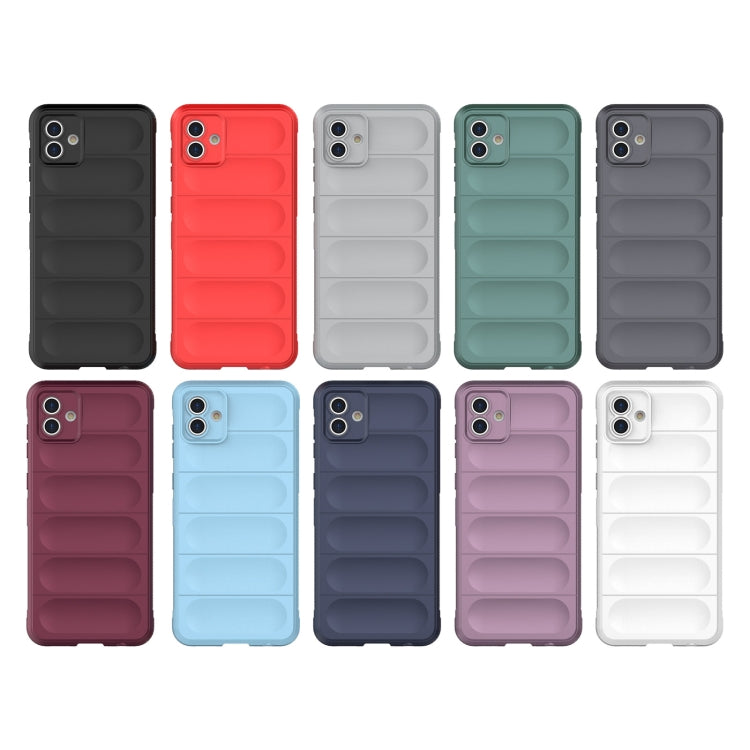 For Samsung Galaxy A04 4G Magic Shield TPU + Flannel Phone Case(Dark Green) - Galaxy Phone Cases by PMC TechLife | Online Shopping South Africa | PMC TechLife