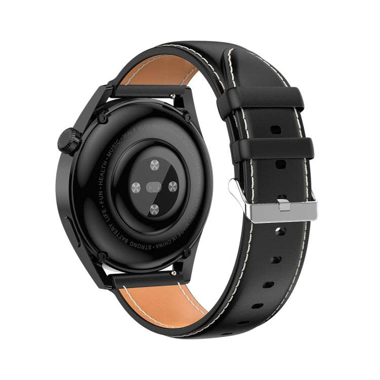 Ochstin 5HK3 Plus 1.36 inch Round Screen Bluetooth Smart Watch, Strap:Leather(Black) - Smart Watches by OCHSTIN | Online Shopping South Africa | PMC Jewellery | Buy Now Pay Later Mobicred