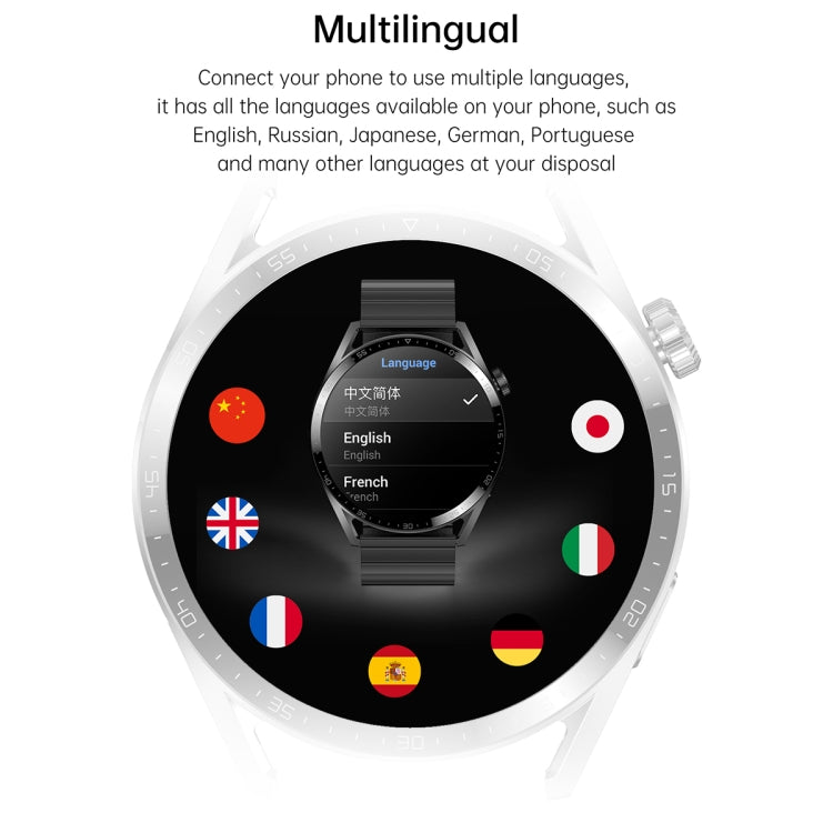 Ochstin 5HK3 Plus 1.36 inch Round Screen Bluetooth Smart Watch, Strap:Leather(Black) - Smart Watches by OCHSTIN | Online Shopping South Africa | PMC Jewellery | Buy Now Pay Later Mobicred