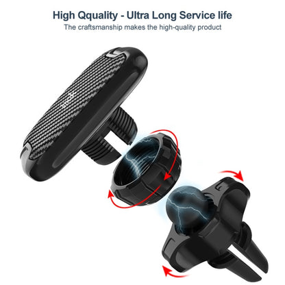 IMAK C5-F1 Magnetic Air Outlet Car Holder(Black) - Car Holders by imak | Online Shopping South Africa | PMC Jewellery | Buy Now Pay Later Mobicred