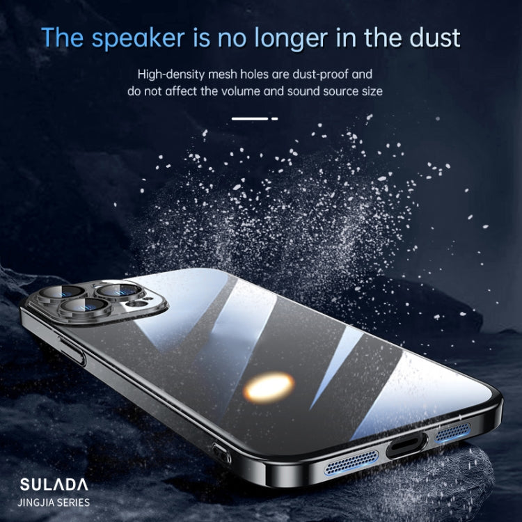 For iPhone 14 Pro Max SULADA Hard PC Shockproof Phone Case(Gold) - free shipping - PMC TechLife - Order now!