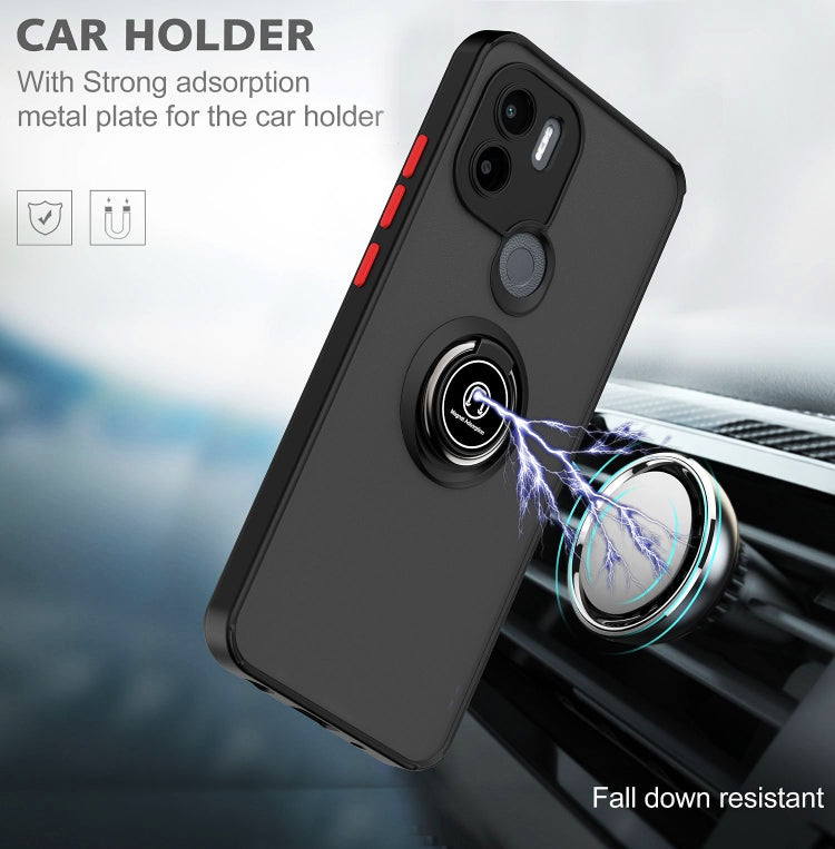 For Xiaomi Redmi A1+ Q Shadow 1 Series TPU + PC Phone Case with Ring(Yellow) - free shipping - PMC TechLife - Order now!