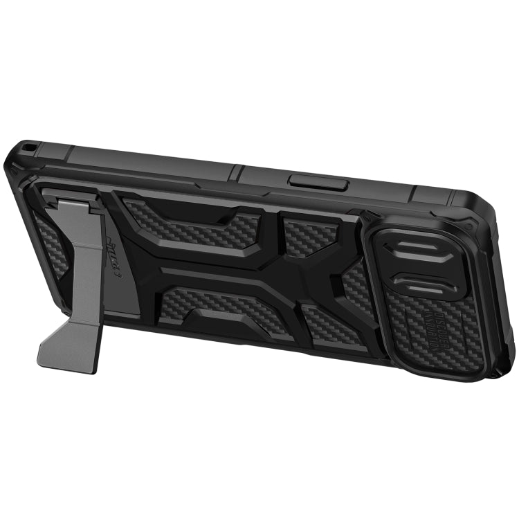For iPhone 14 Plus NILLKIN Sliding Camera Cover Design TPU + PC Phone Case(Black) - free shipping - PMC TechLife - Order now!