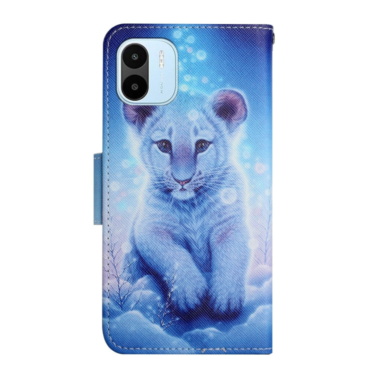 For Xiaomi Redmi A1 Colored Drawing Pattern Leather Phone Case(Little Leopard) - free shipping - PMC TechLife - Order now!
