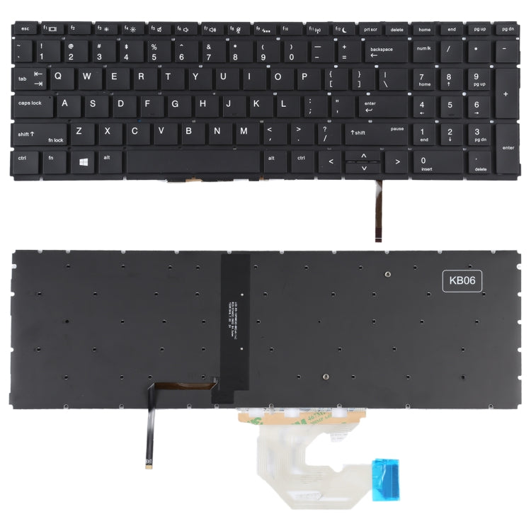 For HP Probook 450 G6 455 G6 450 G7 455 G7 US Version Keyboard with Backlight - Replacement Keyboards by PMC Jewellery | Online Shopping South Africa | PMC Jewellery